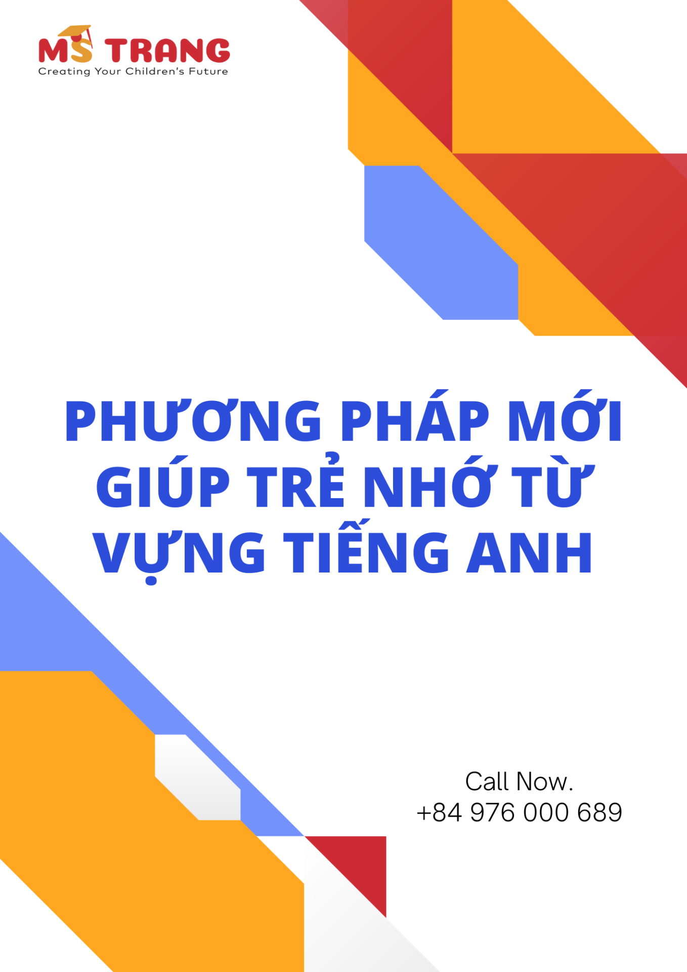 Phương pháp mới giúp trẻ nhớ từ vựng tiếng Anh