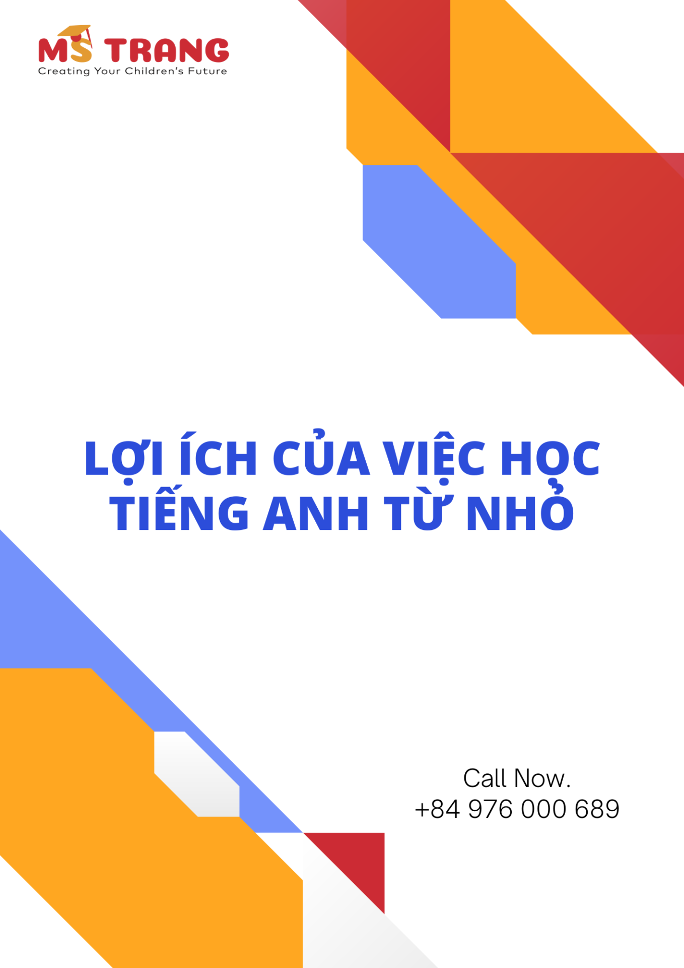 Lợi ích của việc học tiếng Anh từ nhỏ